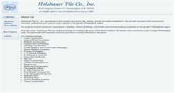 Desktop Screenshot of holzhauertile.com