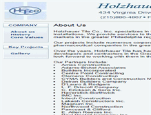 Tablet Screenshot of holzhauertile.com